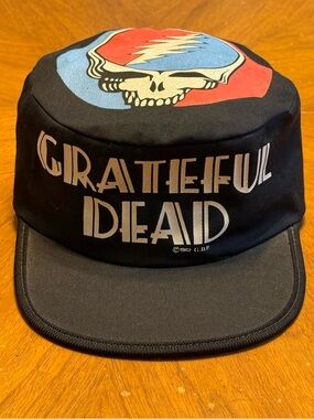 Vintage Grateful Dead Hat Rock Caps 1982 USA Made